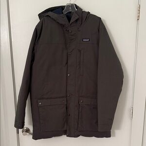 Patagonia Men's Dark Gray Hooded Performance Jacket Parka